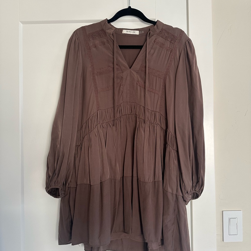 Mustard Seed Babydoll Dress - Picture 2 of 5